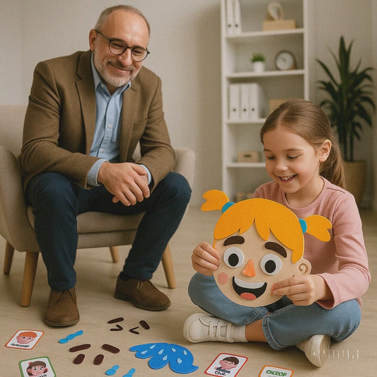 פרצופים מרגישים -  דרך משחקית לדבר על מה שקשה.